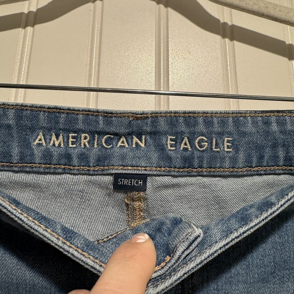 American Eagle Super High Rise Baggy Wide Leg Jeans Plus Size 20 - Picture 3 of 6